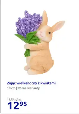 Action Zając wielkanocny z kwiatami oferta