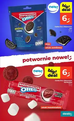Dealz Ciastka mini babymonster Oreo oferta