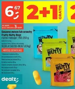 Dealz Mieszanka tropikalna Frutty Nutty Boyz oferta