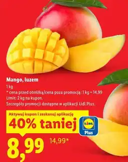Lidl Mango, luzem oferta