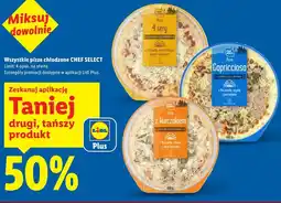 Lidl Wszystkie pizze chłodzone CHEF SELECT oferta