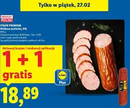 Lidl PIKOK PREMIUM Kiełbasa żywiecka, XXL oferta