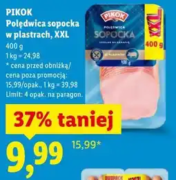 Lidl Pikok Polędwica sopocka w plastrach, XXL oferta