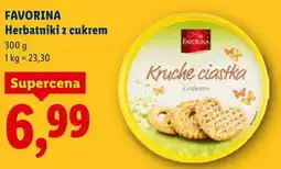 Lidl FAVORINA Herbatniki z cukrem oferta