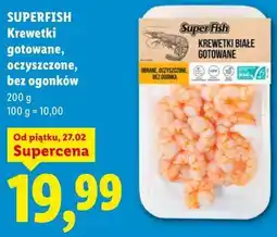 Lidl Superfish Krewetki gotowane, oczyszczone, bez ogonków oferta