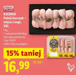 Lidl RZEŹNIK Polski kurczak - mięso z nogi, XXL oferta