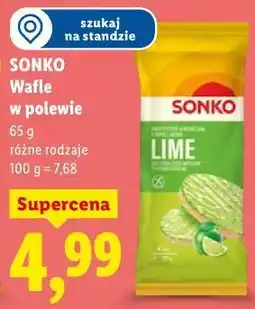 Lidl SONKO Wafle w polewie (różne rodzaje) oferta