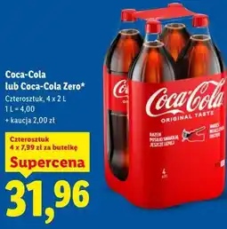 Lidl Coca-Cola lub Coca-Cola Zero oferta