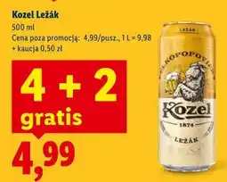 Lidl Kozel Ležák oferta
