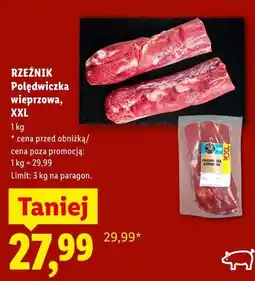 Lidl RZEŹNIK Polędwiczka wieprzowa, XXL oferta