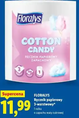 Lidl FLORALYS Ręcznik papierowy 3-warstwowy o zapachu waty cukrowej oferta