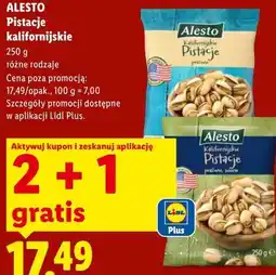 Lidl ALESTO Pistacje kalifornijskie oferta
