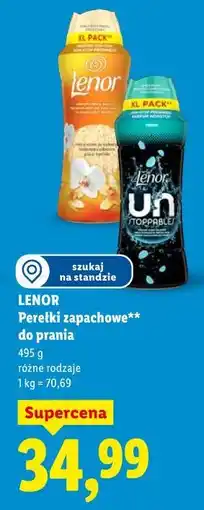 Lidl LENOR Perełki zapachowe do prania oferta