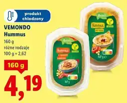 Lidl VEMONDO Hummus (różne rodzaje) oferta