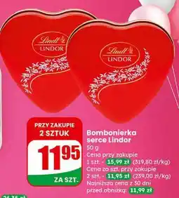 Dino Bombonierka serce Lindt Lindor oferta