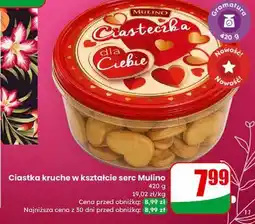 Dino Ciasteczka kruche serca Mulino oferta