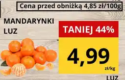 Supeco Mandarynki luz oferta