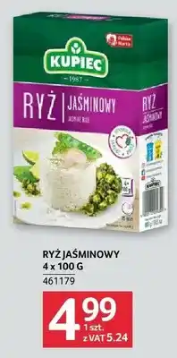 Selgros Ryż jaśminowy 4 x 100 g Kupiec oferta