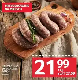 Selgros Kiełbasa biała surowa mała porcja oferta