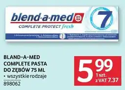 Selgros Pasta do zębów Blend-a-med Complete Protect 7 Fresh oferta