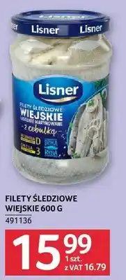 Selgros Filety śledziowe wiejskie 600 g Lisner oferta