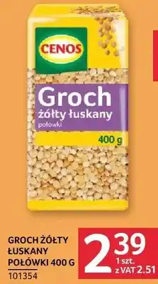 Selgros Groch żółty łuskany połówki Cenos oferta