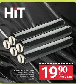 Selgros Folia stretch czarna oferta