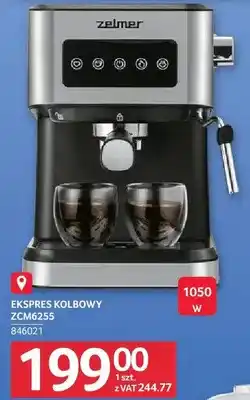 Selgros Ekspres kolbowy Zelmer ZCM6255 oferta
