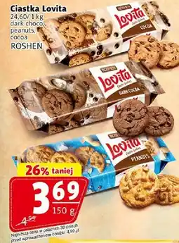 Prim Market Ciastka Lovita dark choco, peanuts, cocoa oferta