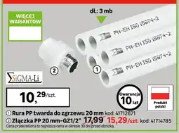 Leroy Merlin Złączka PP 20 mm-GZ1/2 oferta