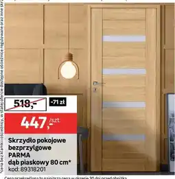 Leroy Merlin Skrzydło pokojowe bezprzylgowe Parma dąb piaskowy oferta