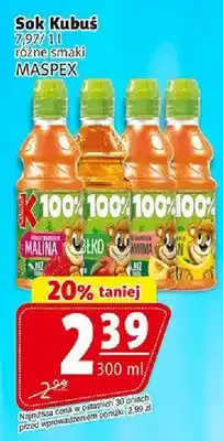 Prim Market Sok kubuś różne smaki oferta
