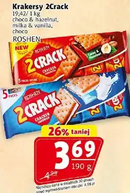 Prim Market Krakersy 2Crack choco & hazelnut, milk & vanilla, choco oferta