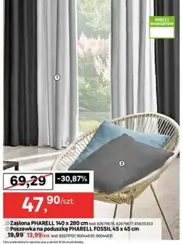 Leroy Merlin Poszewka na poduszkę Pharell Fossil 45 x 45 cm oferta