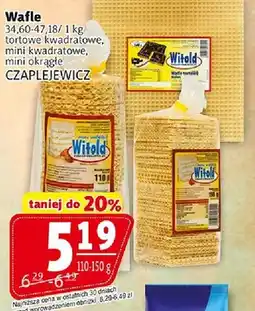 Prim Market Wafle tortowe kwadratowe, mini kwadratowe, mini aklejkie oferta