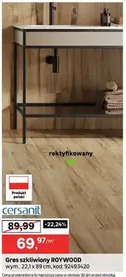 Leroy Merlin Gres szkliwiony ROYWOOD oferta
