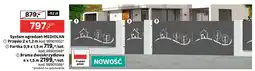 Leroy Merlin System ogrodzeń MEDIOLAN Przęsło 2 x 1,2 m oferta