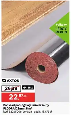 Leroy Merlin Podkład podłogowy uniwersalny FLOORAX 2mm, 8m² oferta