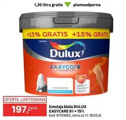 Leroy Merlin Emulsja biała EASYCARE 9l + 15% oferta
