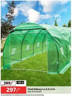 Leroy Merlin Tunel foliowy 4 x 2.5 x 2 m oferta