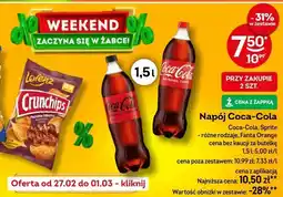 Żabka Napój Coca-Cola, Coca-Cola, Sprite - różne rodzaje, Fanta Orange oferta