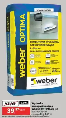 Leroy Merlin Wylewka samopoziomująca Optima oferta