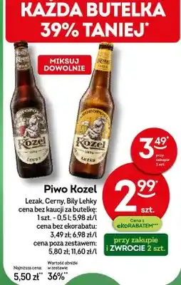 Żabka Piwo Lezak, Cerny, Bily Lehky oferta