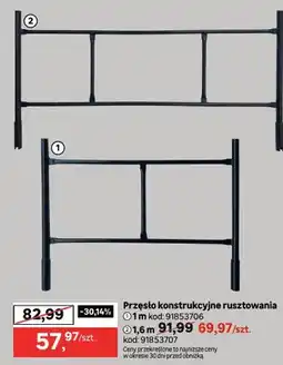 Leroy Merlin Przesto konstrukcyjne rusztowania 1,6m oferta