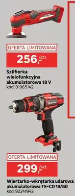 Leroy Merlin Wiertarko-wkrętarka udarowa akumulatorowa TE-CD 18/50 oferta