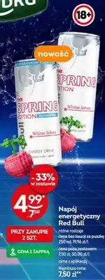 Żabka Napój energetyczny Red Bull różne rodzaje oferta