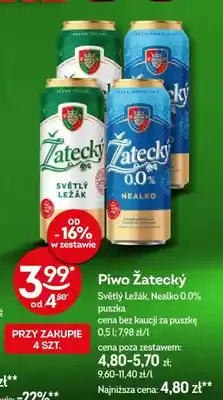 Żabka Piwo Světlý Ležák, Nealko 0.0% puszka oferta