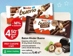 Żabka Baton Bueno klasyczny, white, dark oferta