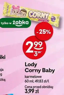 Żabka Lody Corny Baby karmelowe oferta