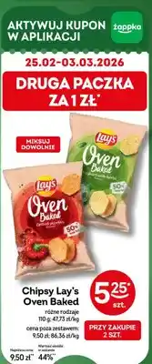 Żabka Chipsy Oven Baked różne rodzaje oferta